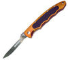 Havalon XTC-60AEDGE Piranta Edge 2.75 Plain 60A Stainless Steel G10 Black Inserts/Orange Handle Folding