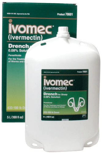 Merial Ivomec Sheep Oral Wormer Drench 5 Liter