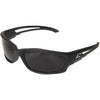 Edge Eyewear Kazbek Rubberized Matte Black Frame Safety Glasses with Smoke Lenses